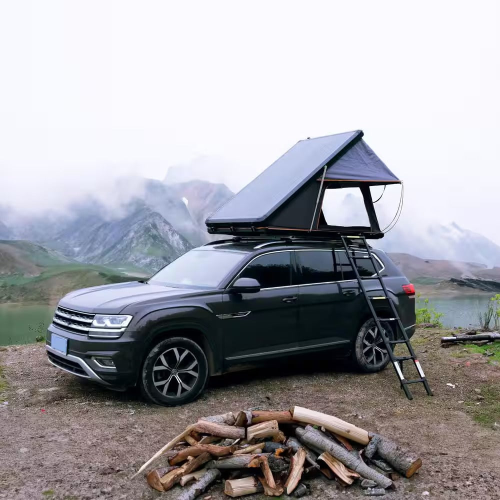 Summit Hard Shell 2-Person Roof Top Tent with Roof Rack