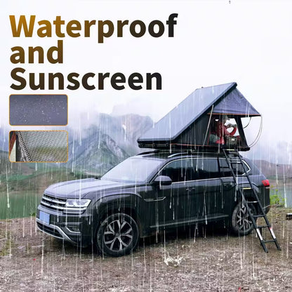 Summit Hard Shell 2-Person Roof Top Tent with Roof Rack